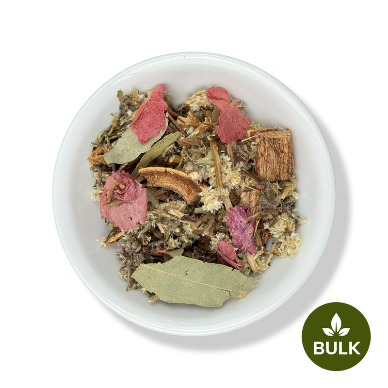 Lung Tea Blend "Bronquios" (Eucalyptus Leaves, Palo Mulato, Poleo, Gordolobo, Bugambilia) - 10 lbs.