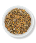A bowl filled with cut and sifted Cascara Sagrada, a natural herbal product used for digestive health.