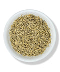 A bowl filled with dried Cenizo (Texas Sage) leaves.