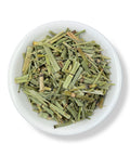 A bowl filled with dried Horsetail (Equisetum L.) herbs, also known as Cola de Caballo.
