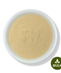 A bowl ofWereke Powder (Wereque En Polvo) against a white background, with a 'BULK' label in the lower right corner.