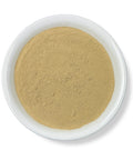 A bowl of Nopal powder (Prickly Pear) against a white background.