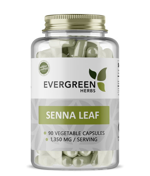 Senna Leaf Capsules (Hoja Sen) - 90 Capsules - 450 mg.