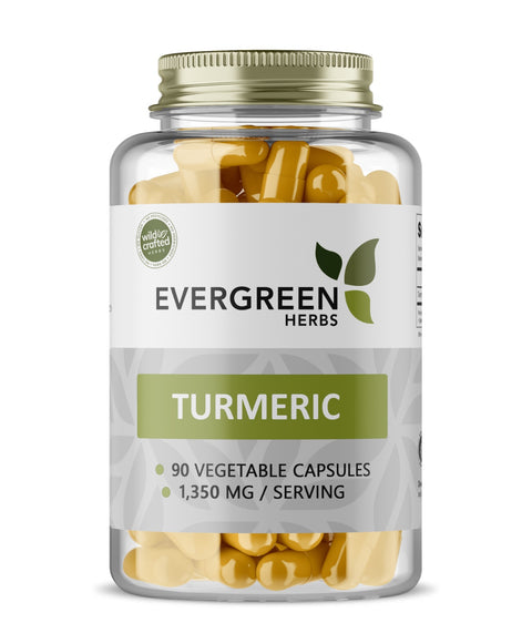 Turmeric Capsules - 90 Capsules - 450 mg.