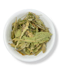 A bowl of dried Linden flowers