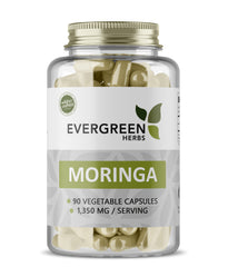 Moringa Leaf Capsules - 90 Capsules - 450 mg.