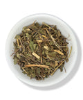 A bowl of dried herb leaves, Prodigiosa, used for cooking or medicinal purposes.