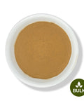 A bulk bowl of black sarsaparilla powder.