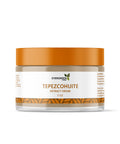A container of Tepezcohuite extract cream on a white background.