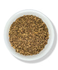 A bowl of Yellow Dock Root, which is used in traditional herbal medicine.